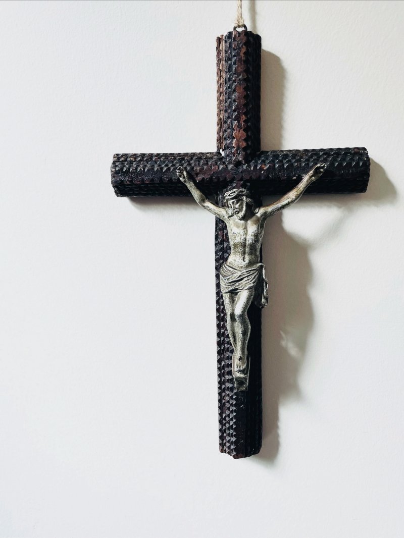 Tramp Art Crucifix