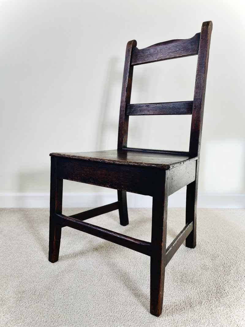 Georgian Welsh Oak Farmhouse / Country Chair
