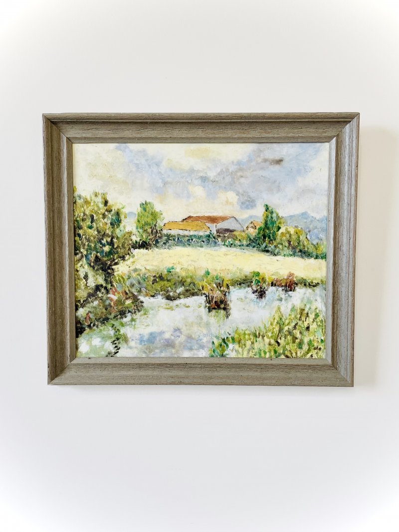 Post-impressionist Rural Summer Scene