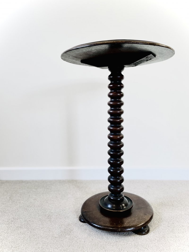 Victorian Bobbin Pedestal Table