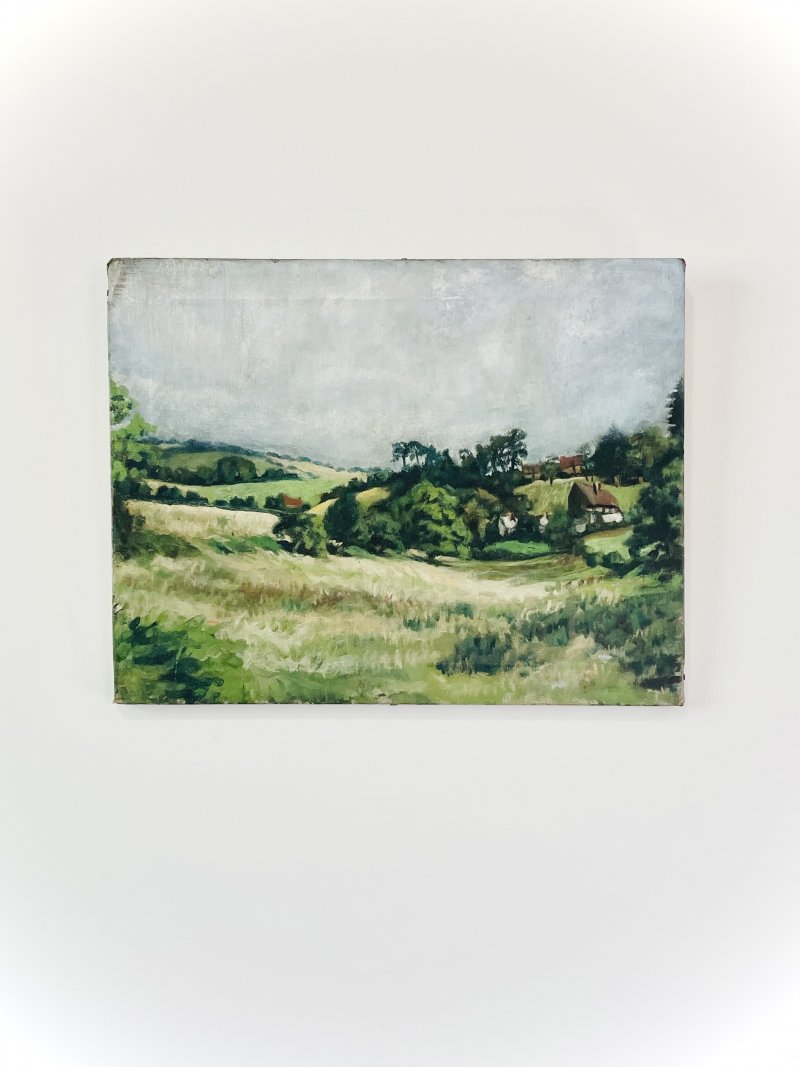 Post-Impressionist Rural Landscape